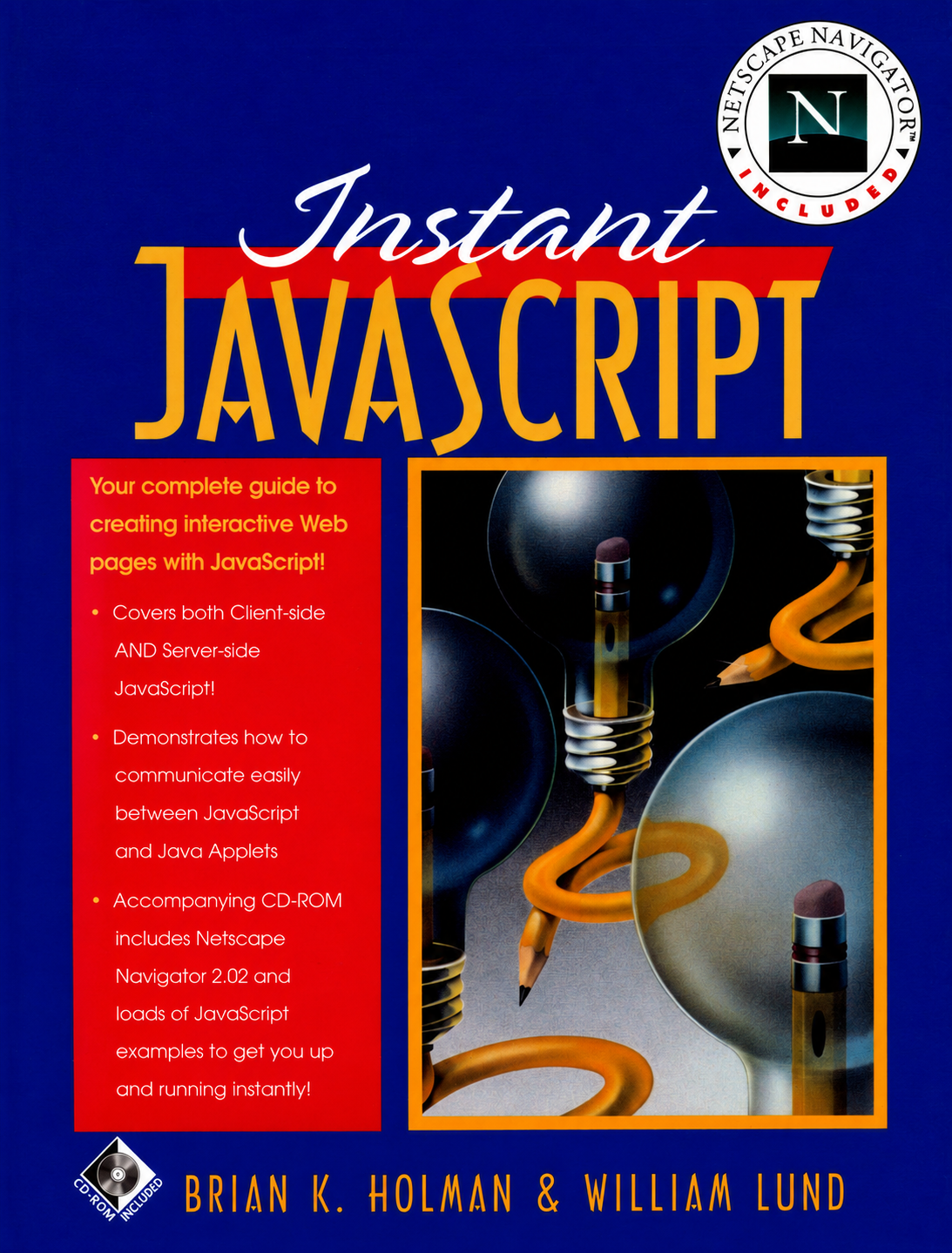 Instant JavaScript book cover; read about the book